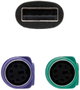 Nanocable Conversor 2 x PS/2 Hembra a USB Tipo A Macho, 15 cm, Negro